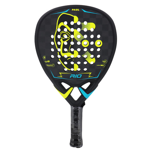 Paddle Racket 3K/12K/18K/Carbon fiber rough finish with Eva soft memory foam core Round Shape High balance Paddle