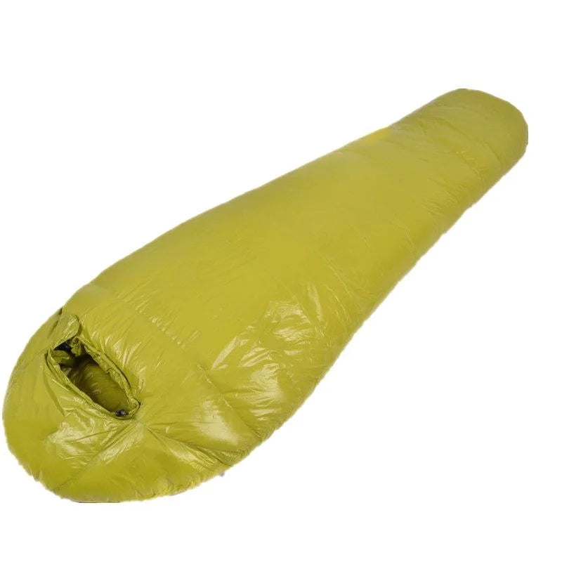 customer special shot, outdoor adult light mummy down sleeping bag, cold-proof duck down sleeping bag, manufacturer wholesale