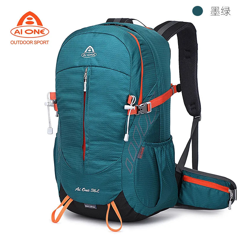 36L Mountain Top Climbing Bag Hicking Trekking Backpack Men Women Survival Backpack Tourist Cycling Backbag Tramping Pack 2022