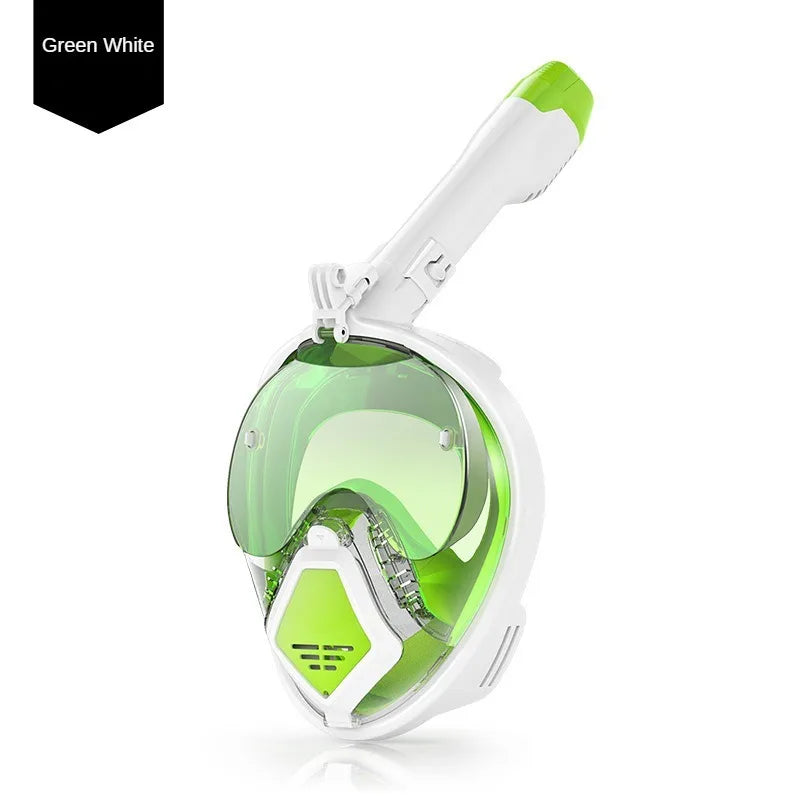 2025 New Professional Snorkeling Mask For Kids Adults High-definition Anti Fog Foldable Swimming Fully Dry Myopia Diving Goggles