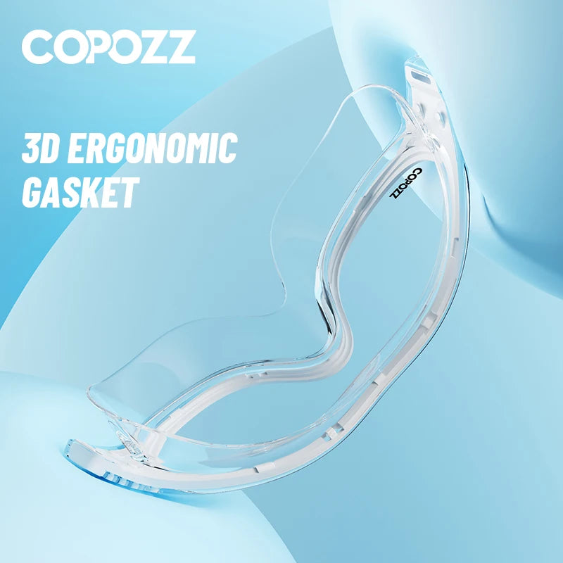 Big Frame Professional Swimming Waterproof Food Grade Silicone Glasses Swim Eyewear Anti-Fog UV Adult Men Women Diving Goggles