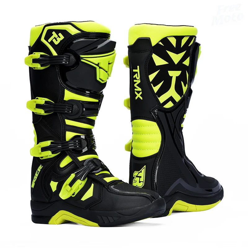 2025 NEW Racing Boots Safe Riding Motocross Boots Waterproof Anti Fall Wear-resistant Motorcycle Boots Equipment Rally Shoes