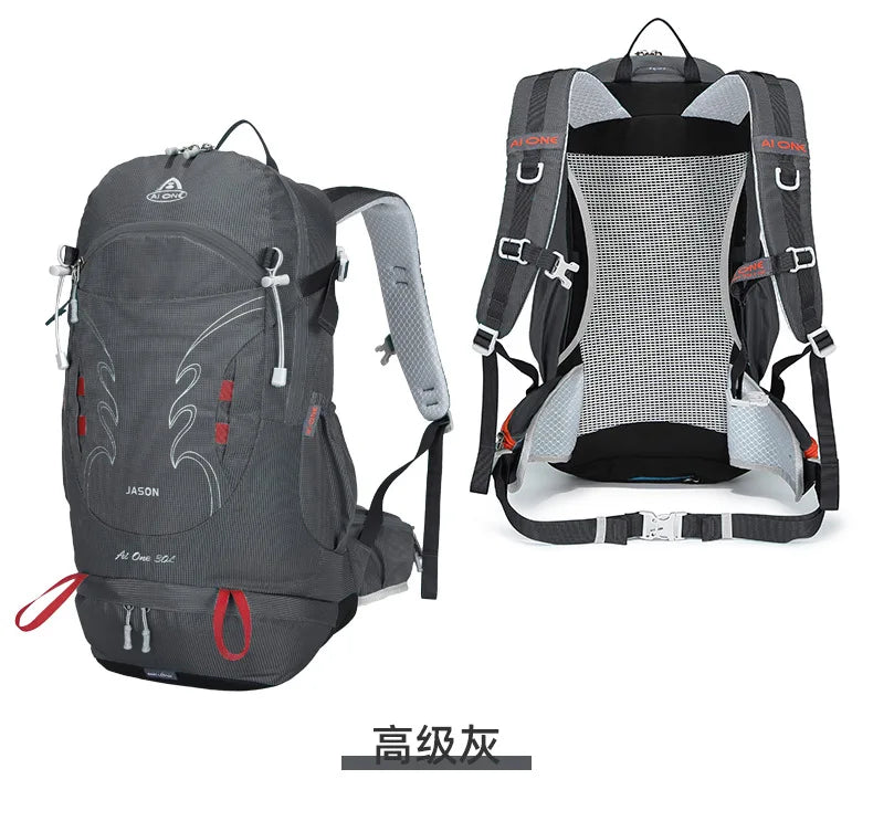 Ultralight 30L Suspension Hiking Backpack Breathable Mesh Frame Trekking Daypack for Men & Women Hiking Pack for Outdoor Sports