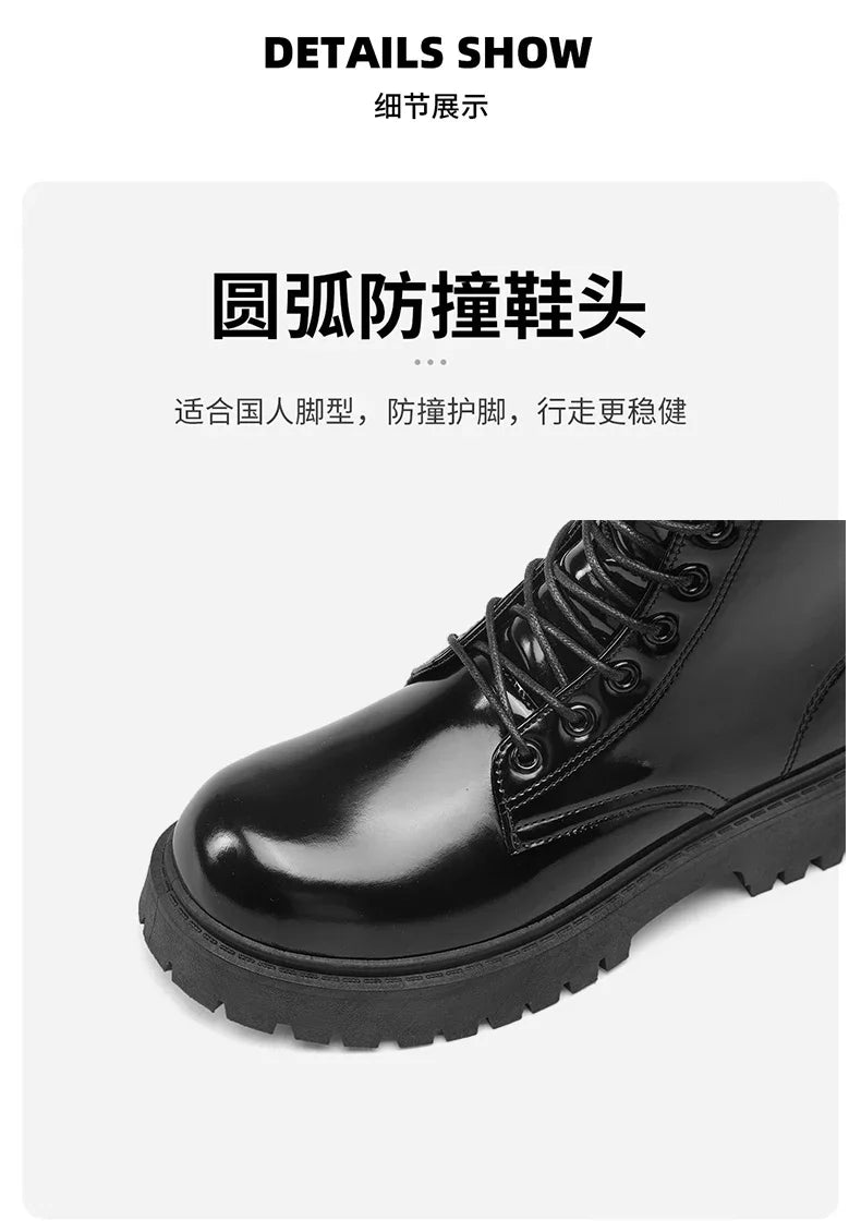 Boots Mens Shoes Casual Outdoor Platform Leather Walking Sports Fashion Luxury Designer Couple Unisex Women Ankle