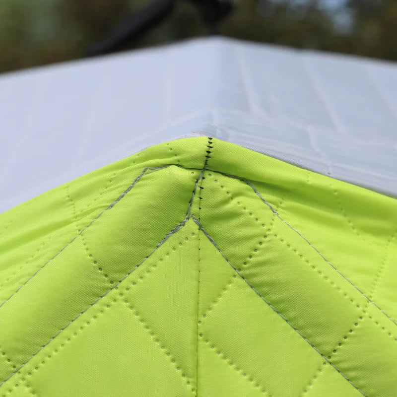 Winter Fishing Tent Ice Fishing Tent Cotton Clip Thick Insulation Windproof Snow Shelter Camping for 2-3 People Pop Up Tent