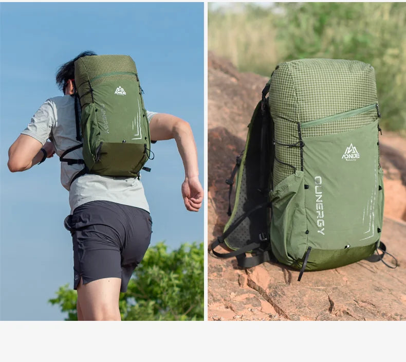 AONIJIE C9111 30L Unisex Multipurpose Hiking Backpack Daypack Travel Bag For Outdoor Trekking Climbing Mountaineering Camping