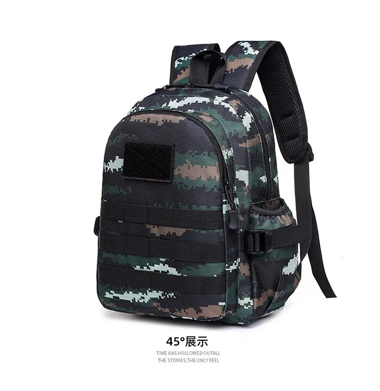 Children Tactical Backpack Small Student School Bag Kids Outdoor Hiking Travel Sports Backpack Summer Camp Camouflage Rucksack