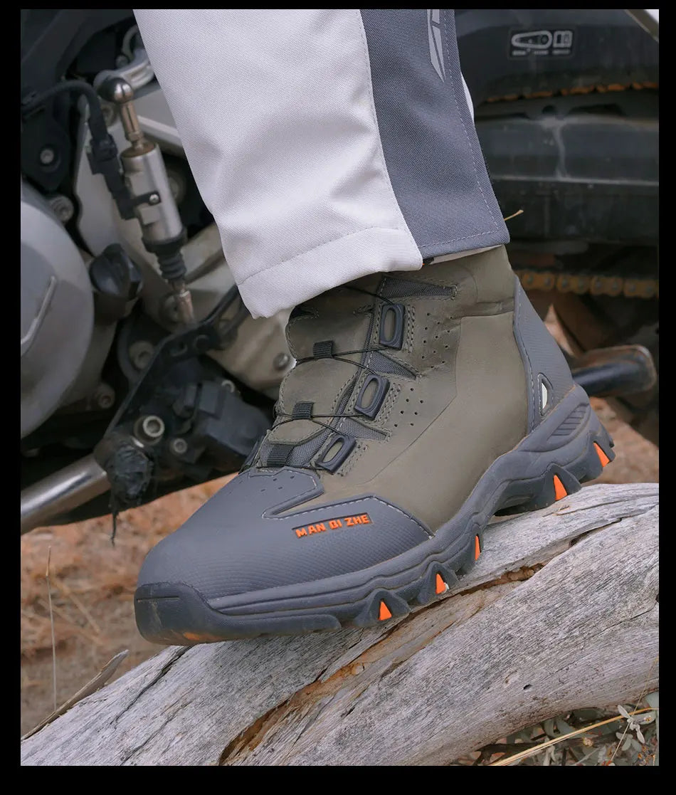 New Mountain Riding Motorcycle Protective Boots Outdoor Motorbike Non-slip Sports Shoes Motorbike Riding Shoes