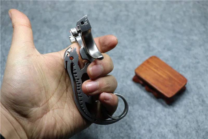 1 Set Powerful Metal Hunting Slingshot Competition-Grade Outdoor Sling Shot High-Power  Outdoor Hunting Sports