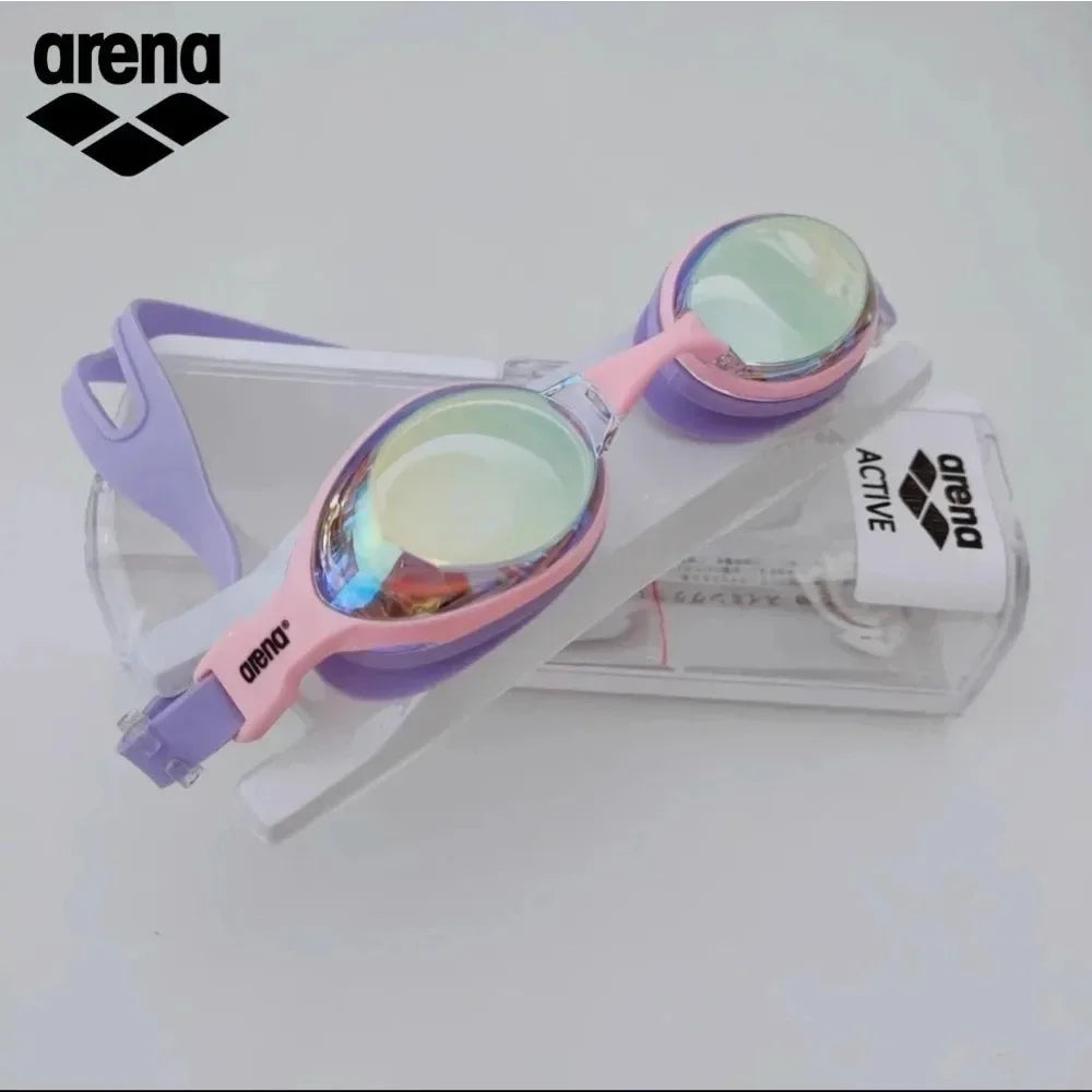 ARENA Professional Anti-Fog HD Swimming Women Adjustable Silicone Swim EYEWEAR Goggles Leak Proof Protection Glasses Men