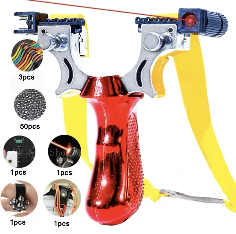 Professional Shooting Resin Slingshot Rubber Band High Power Hunting Catapult Outdoor Game Game Tool High Quality