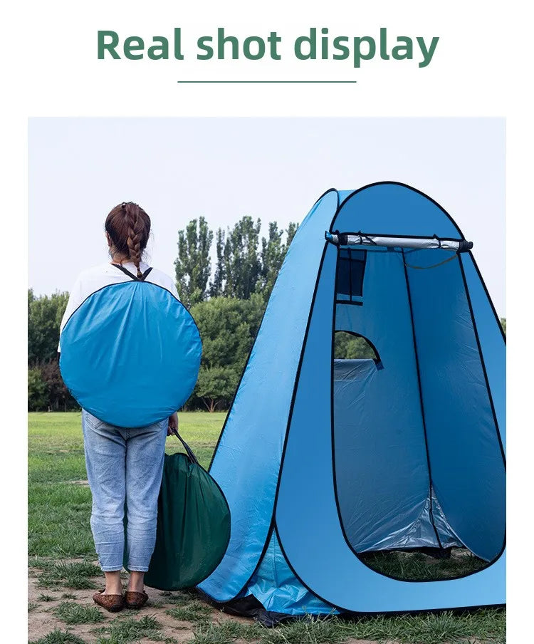 Portable Outdoor Camping Te nt Shower Tent Simple Bath Cover Changing Fitting Room Tent Mobile Toilet Fishing Photography T ent