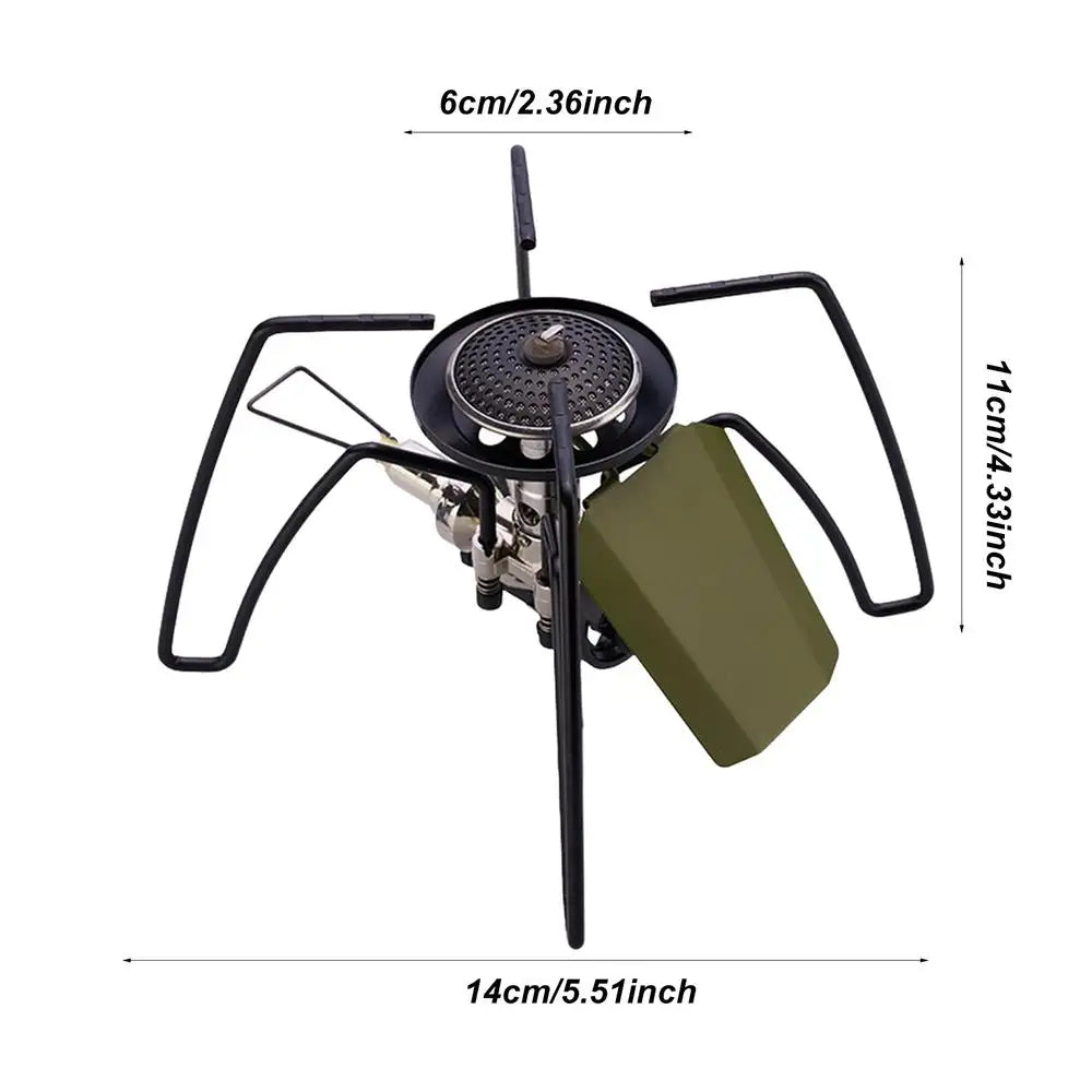 ST-310 Spider Folding Card Stove 2900W High-power Outdoor Portable Stainless Steel Stove For Camping Picnic BBQ Gas Stove