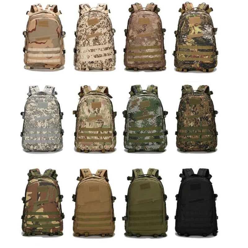 Men's Tactical Backpack Army Molle Assault Bag Outdoor Hiking Trekking Camping Hunting Bag Multicam Camouflage Backpack Mochila
