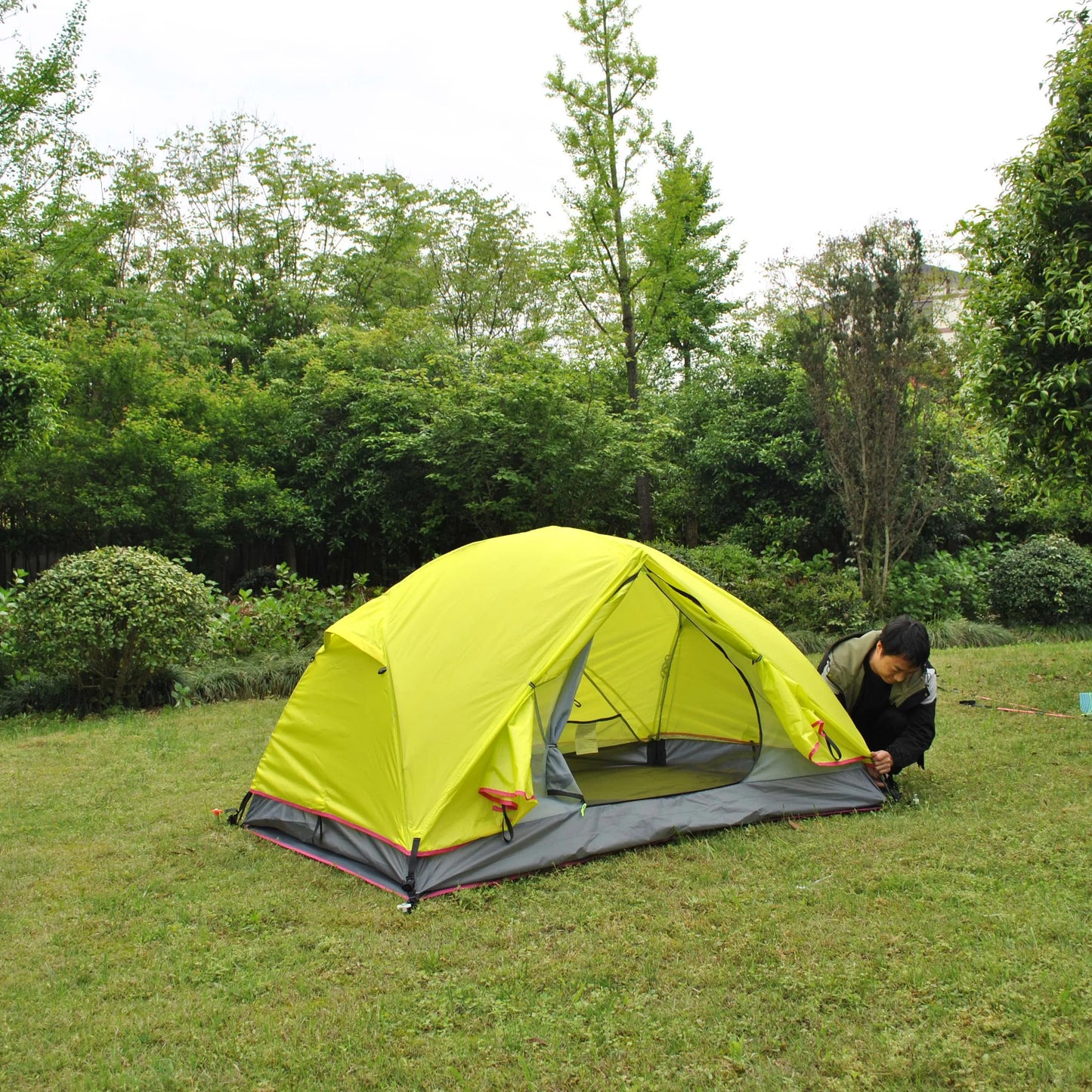 Ultralight Tent, Double Layers, 2 Person Camping Tent, Backpacking Tent, Come with footprint,CZX-484