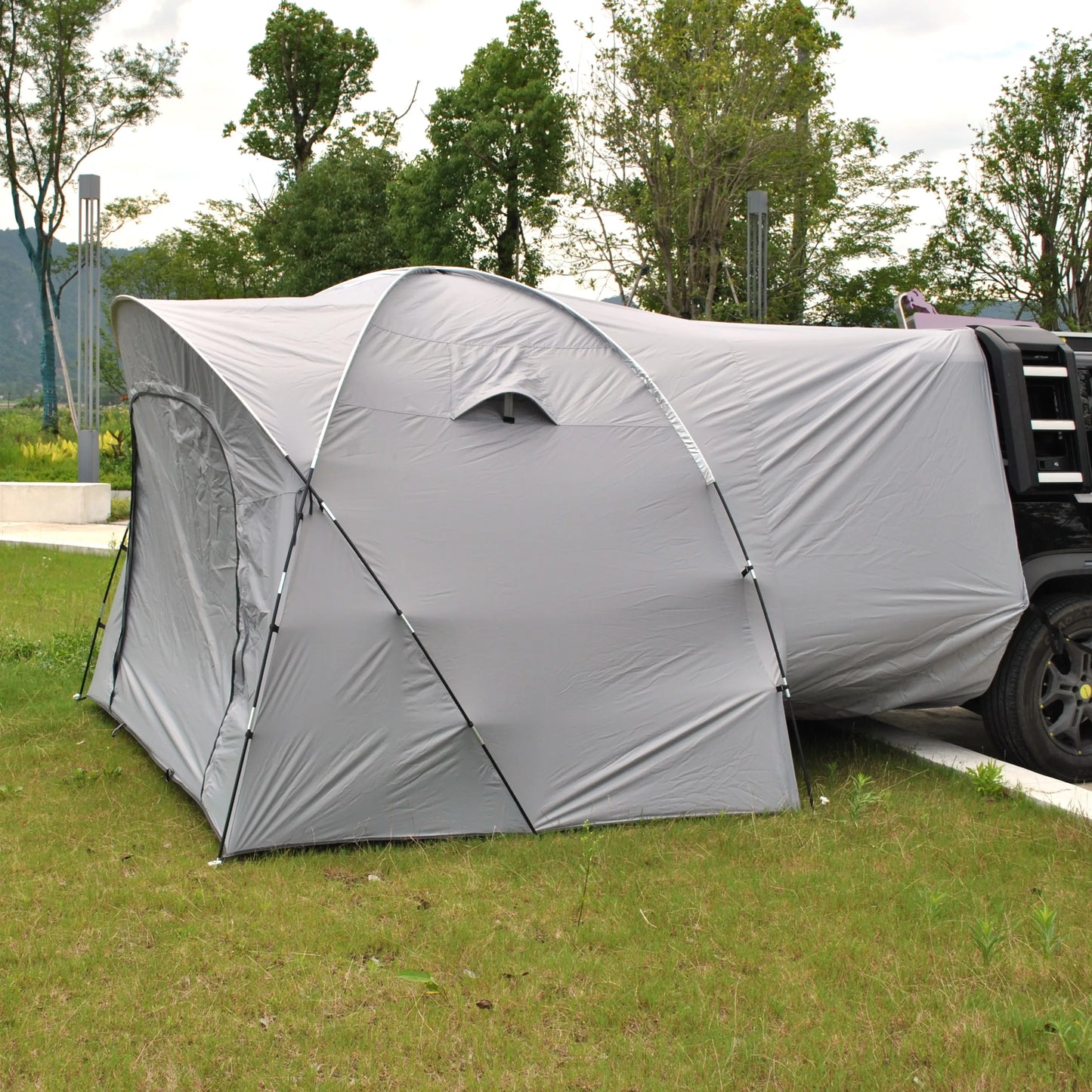6 Person SUV Tent for Camping Double Layer PU3000mm Waterproof UPF 50+ UV Protection Electric Vehicle Car Tent Multi-use