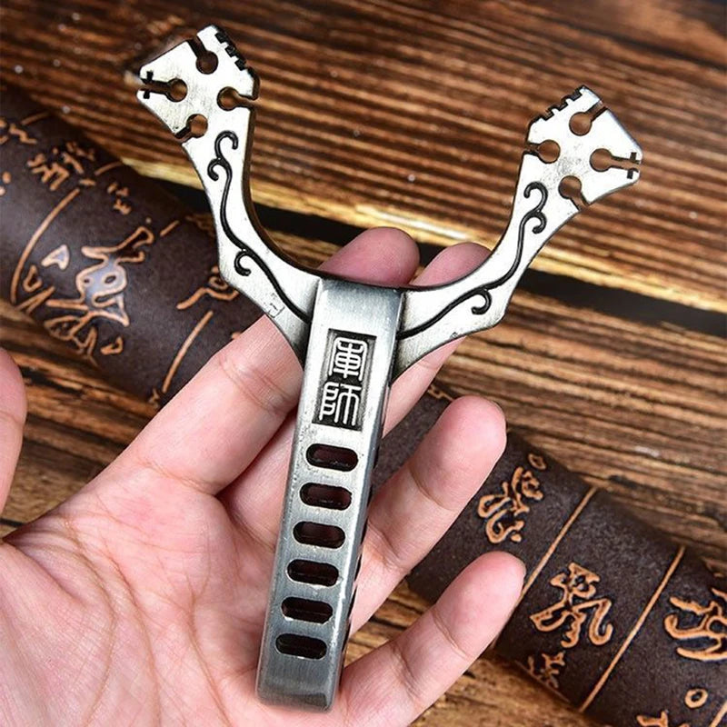 Stainless Slingshots Slingshtot for Hunting Outdoor Powerful and Precise Shooting Slingshot Spring Sling Shot Catapult