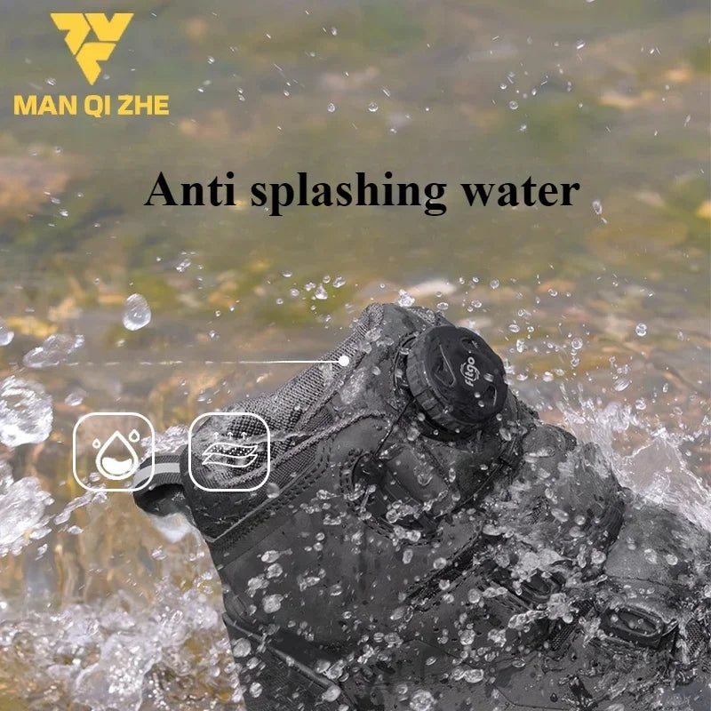 Motorcycle Boots Cowhide Waterproof Motorbike Travel Botas Hiking Shoes Road Cycling Zapatos Men Four Season For KTM For Honda