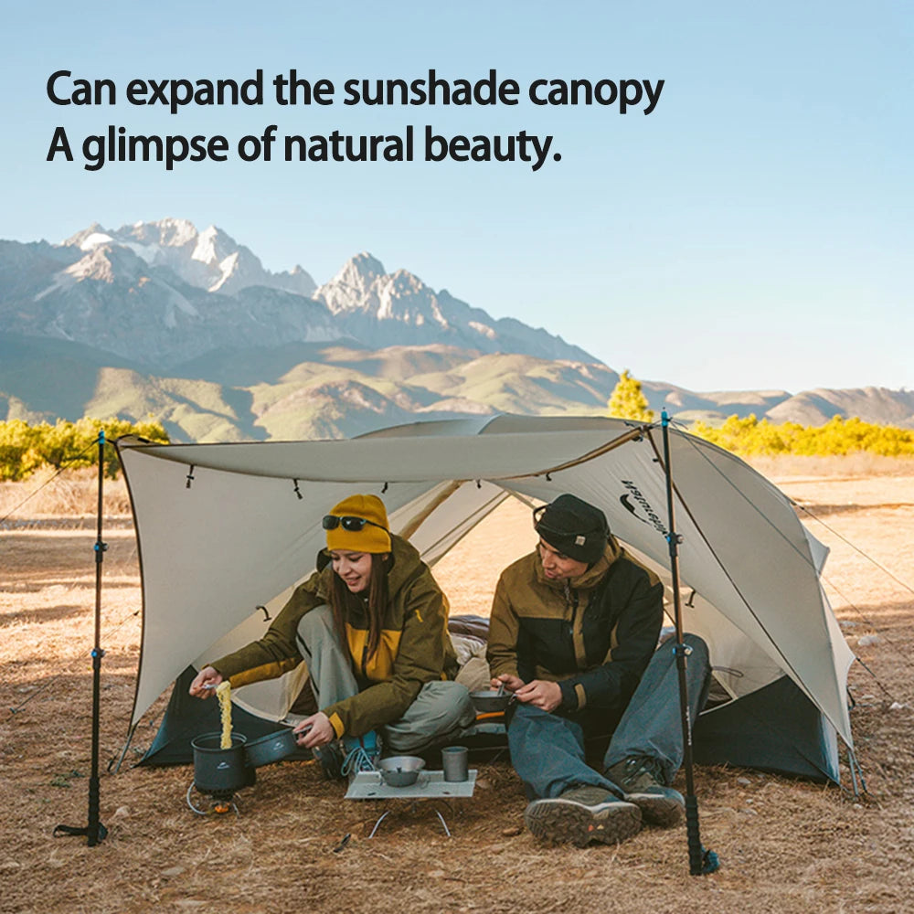 Naturehike Mongar UL 2 Person Backpacking Tent 15D Ultralight Travel Tent Waterproof Hiking Survival Outdoor Camping Tent