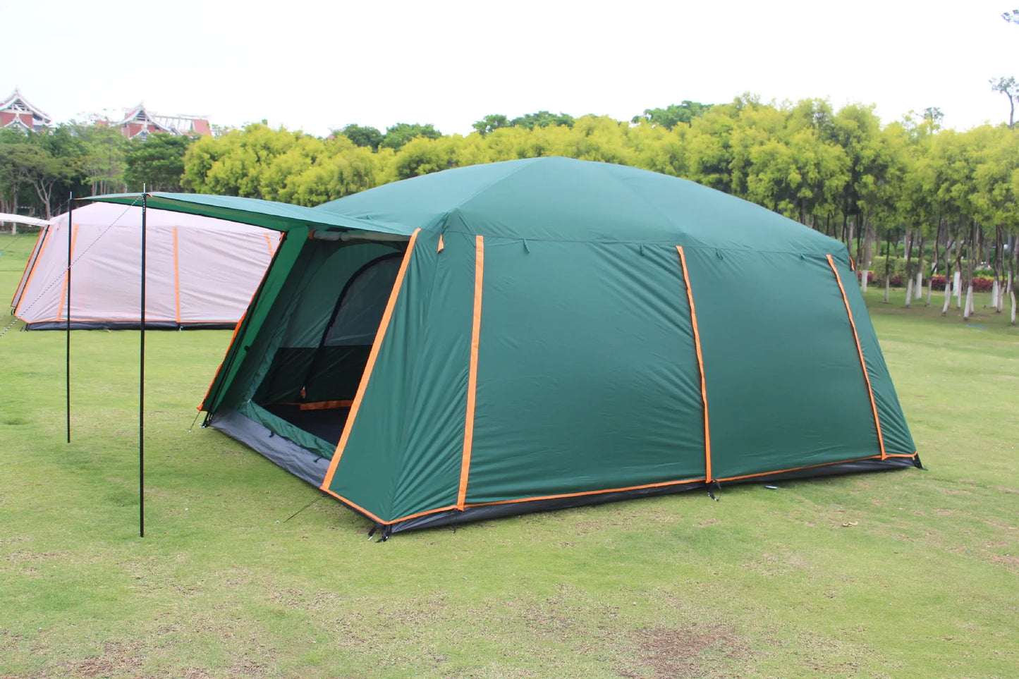 Outdoor Camping Tent Portable Rainproof Mosquito Proof Double Layer Tent 3-5 People One Bedroom One Hall Small Size Tent