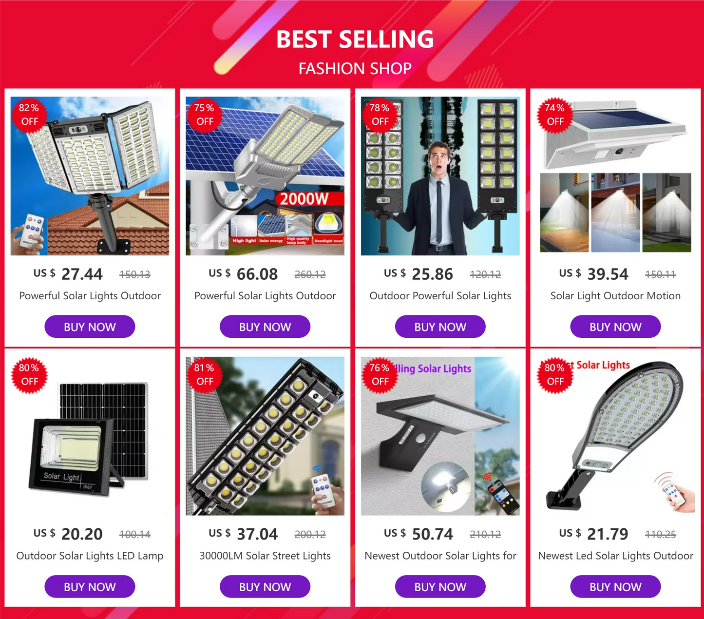 Newest Solar Street Lights Motion Sensor LED Solar Flood Light Dusk To Dawn Outdoor IP66 Waterproof LED Security Lamp for Yard