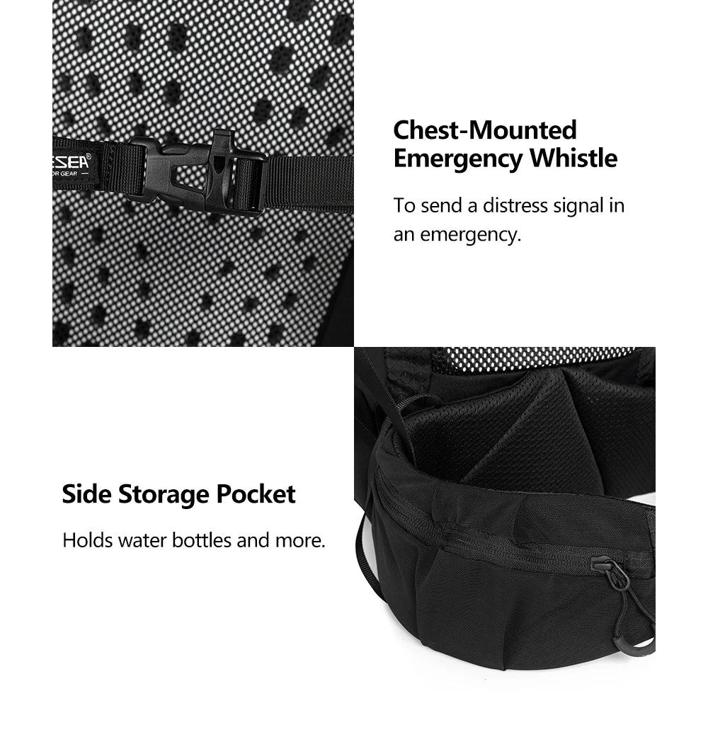 Widesea Camping Climbing Backpacks Sports Waterproof Shoulder Bag Tool Accessories Travel Backpack Camping Equipment Supplies