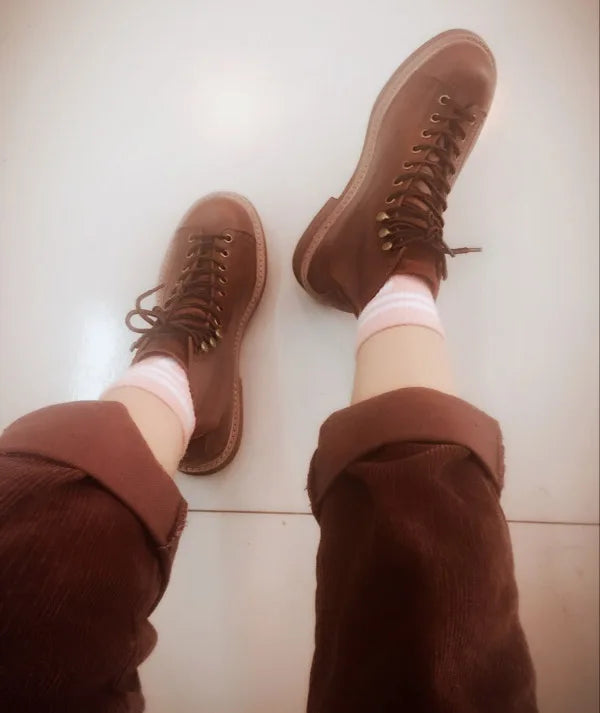 Mens British Wind Retro Boots Motorcycle Short Boots Men's Leather Boot Casual Work Shoes Men Women's Tide Chelsea Boots