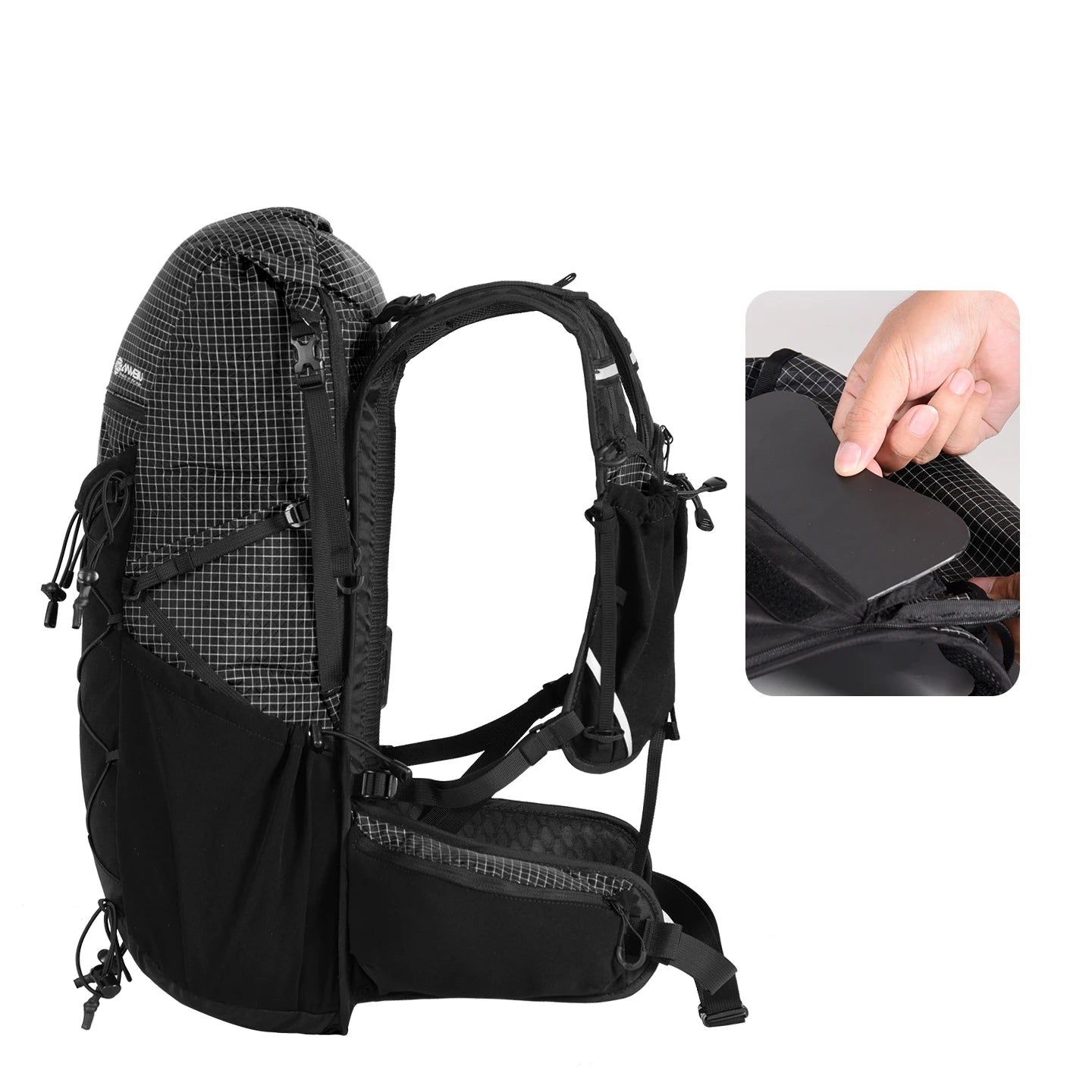 Anmeilu Mountaineering Backpack 30L Large Capacity Men Women Outdoor Travel Hiking Off-road Lightweight Sports Backpack