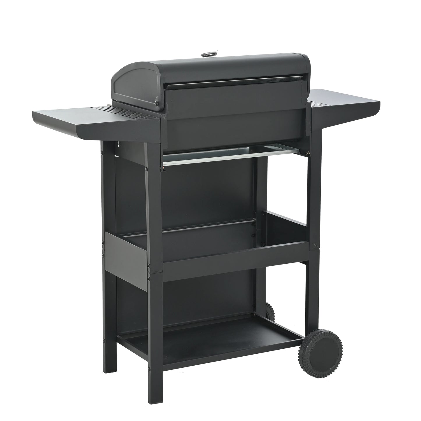 3-Burner Stainless Steel Propane Gas Grill Outdoor Metal Barbecue for Parks and Furniture Use