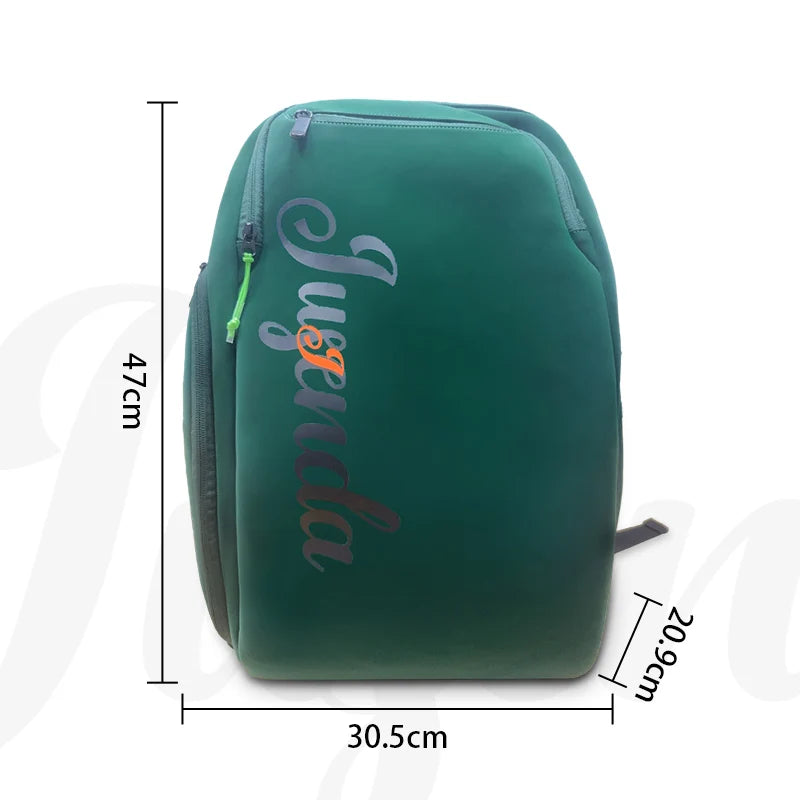 JUSENDA Designed Blade Super Tour V9 Profession Tennis Backpack Team Court Racquets Sports Bag with Compartment Shoe Bag