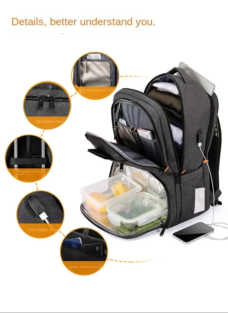 2024 New Backpack for Girls High School and College Students School Bags, Water-Repellent Lunch Bags, Insulated Bags, Lunch Bags