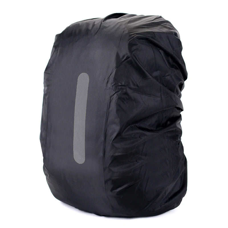 Reflective Waterproof Backpack Rain Cover Outdoor Night Cycling Safety Light Raincover Bag Hiking Mountaineering Backpack Cover