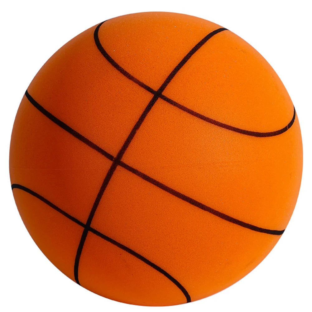 Kids Indoor Silent Basketball Ball 21/18cm High-Resilience Foam Silent Basketball Lightweight Small Basketball Basket Sports Toy