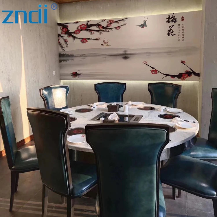 BBQ Grill Commercial 220V Korean Style Smokeless Square Stainless Steel Electric Grill