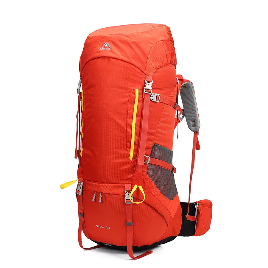 80L Travel Sports Hiking Bag Large Capacity Camping Backpack Bicycle Mochila Adjustable Molle Climbing Daypack with Rain Cover