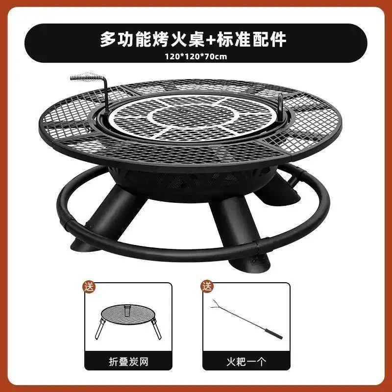 CX010AJ Modern High Quality Barbecue grill, household wood heater, patio, villa campfire, fireplace table, charcoal brazier