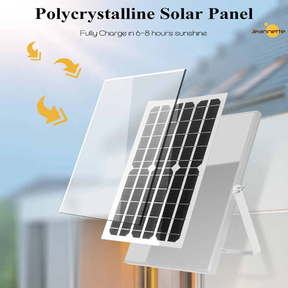 100W 220LED Solar Energy Light Waterproof Outdoor Solar Spotlight Lamp LED Flood Lamp Projector Lighting Fixture Floodlight