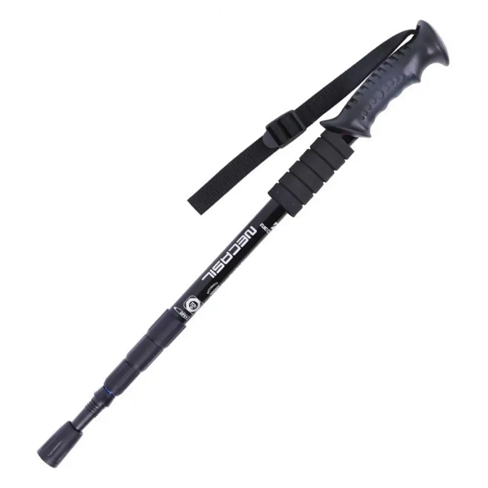 Trekking Poles Flexible Anti-rust Accessory Four-section Telescopic Trekking Poles Ultralight Hiking Travel Non-slip Stick