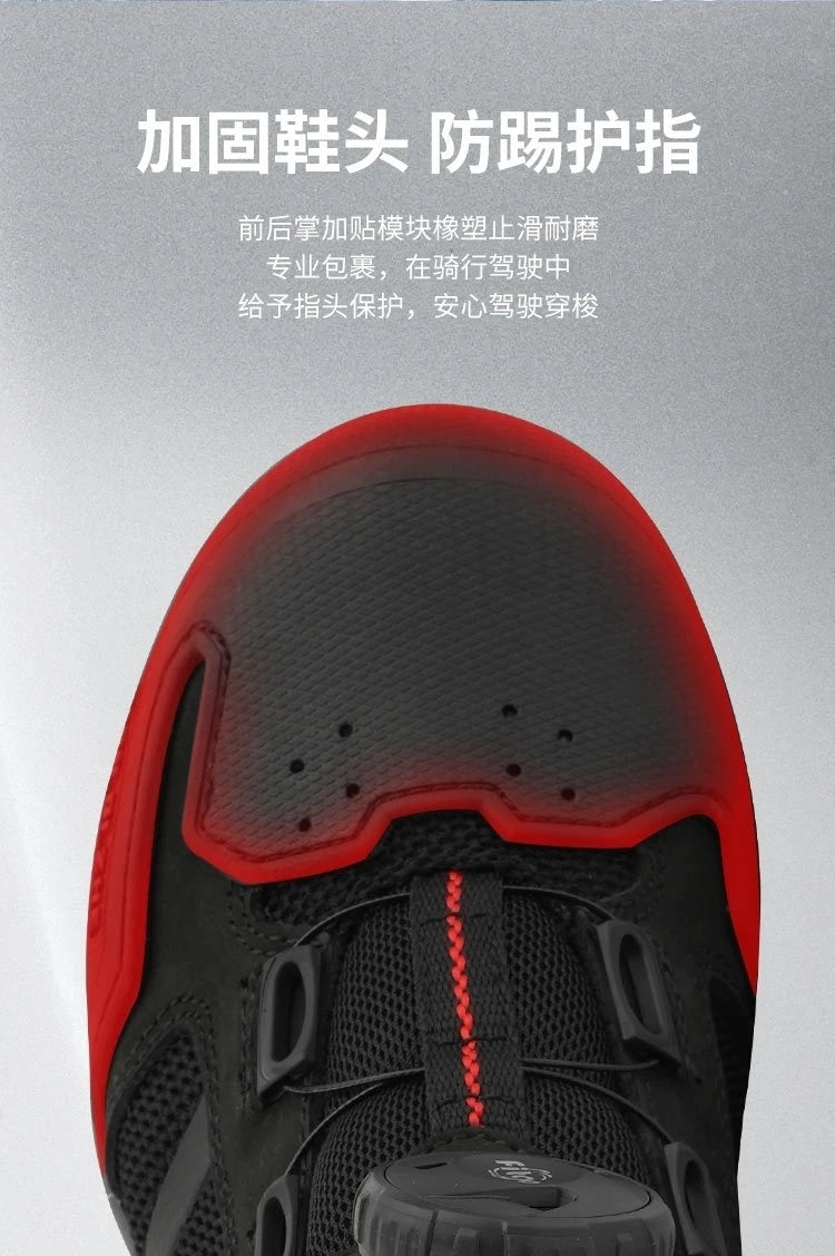 Breathable Motorcycle Riding Protective Boots Non-slip Wind Proof Boots Wear Resistant Motorcycle Riding Shoes for Man Woman