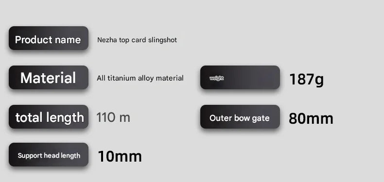 High Quality Titanium Alloy Slingshot Outdoor Hunting Top Card Catapult Tactical Game Professional Slingshot Hunting Accessories