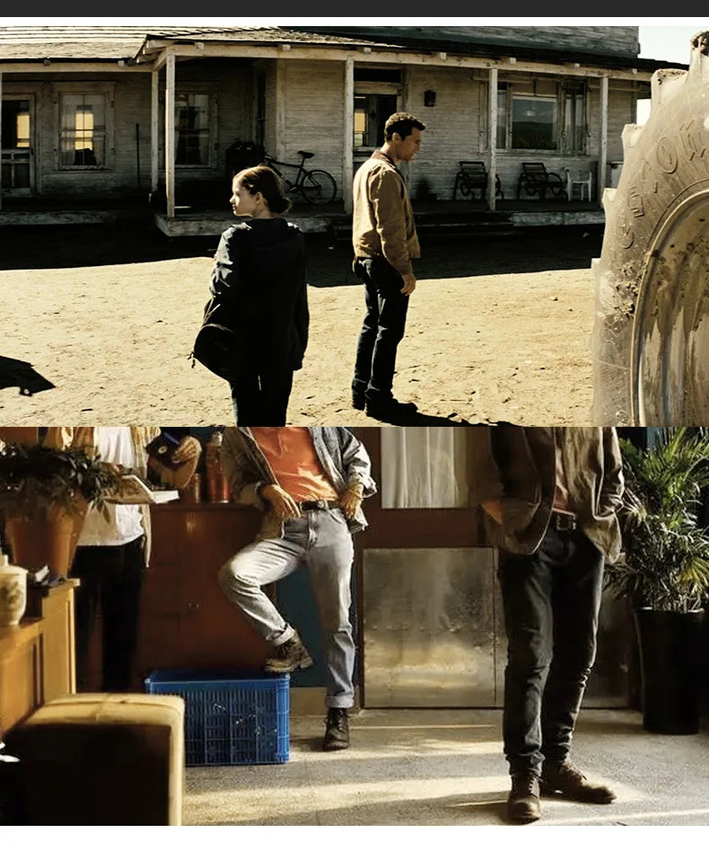 Maden First Layer Cowhide 8111 Ankle Boots Vintage Genuine Leather Paratrooper Motorcycle Boots Men's Fall Winter Casual Shoes