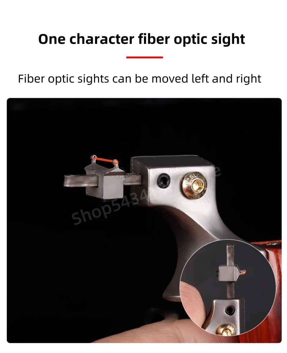 Outdoor Hunting Rubber Belt Shooting Stainless Steel Slingshot High-precision Catapult Sports Hunting Slingshot