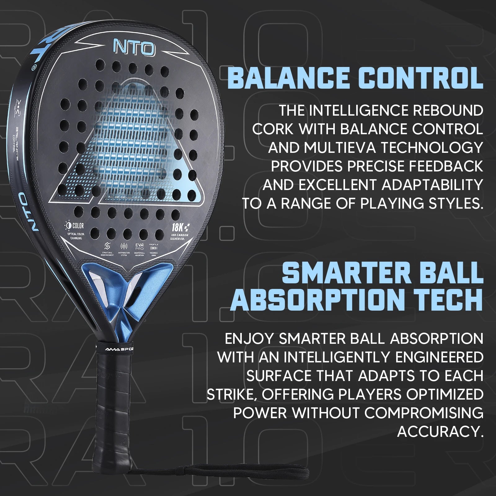 1~2Pcs Pink/Blue 18K Carbon Faces Padel Racket Diamond Shape With Anti-Vibration System,Optical Color Changing Pala de Padel
