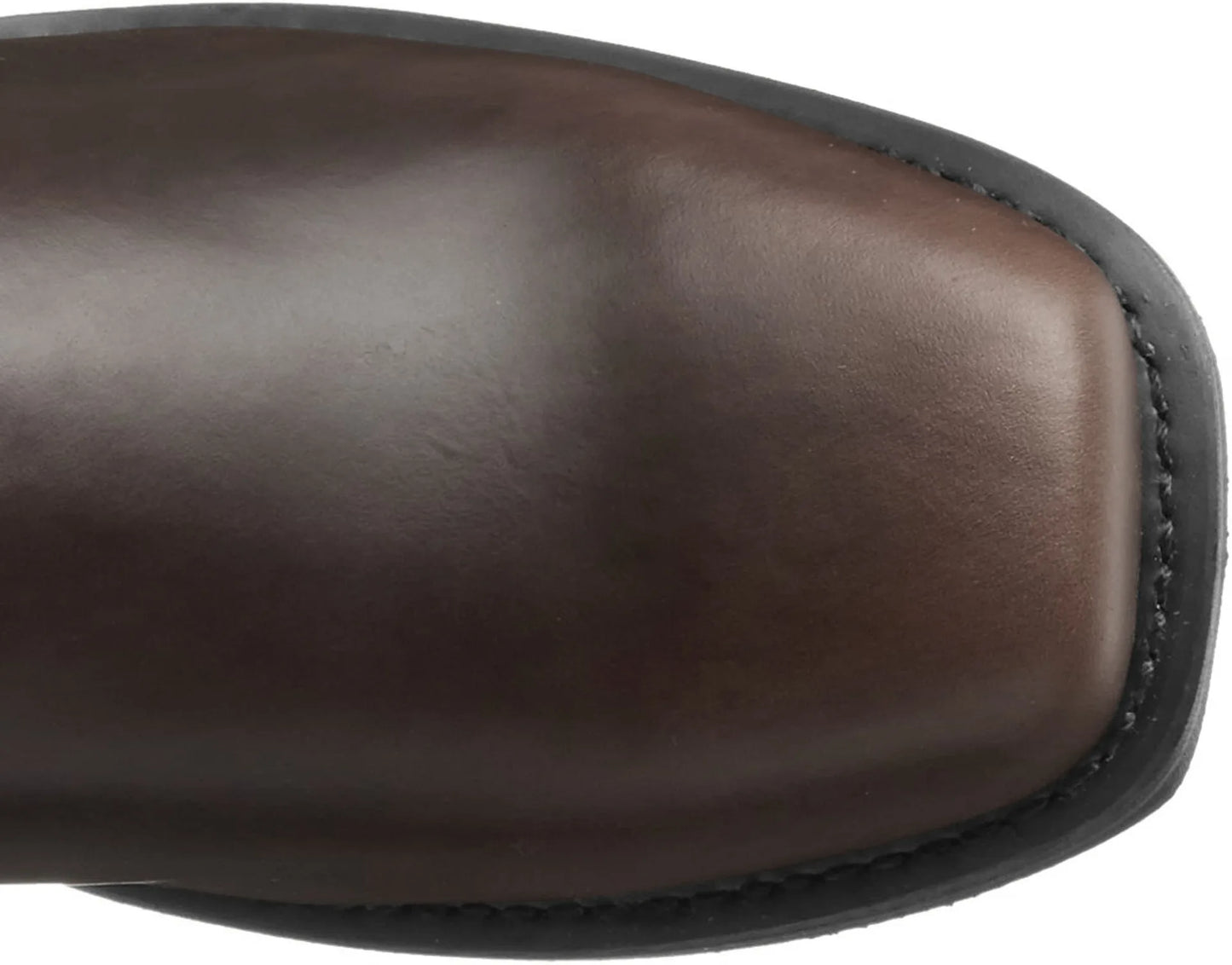 Vintage Men's Cowboy Boots Belt Buckle Ring High Top Motorcycle Boots Men Shoes Fashion Square Toe Warm Boots