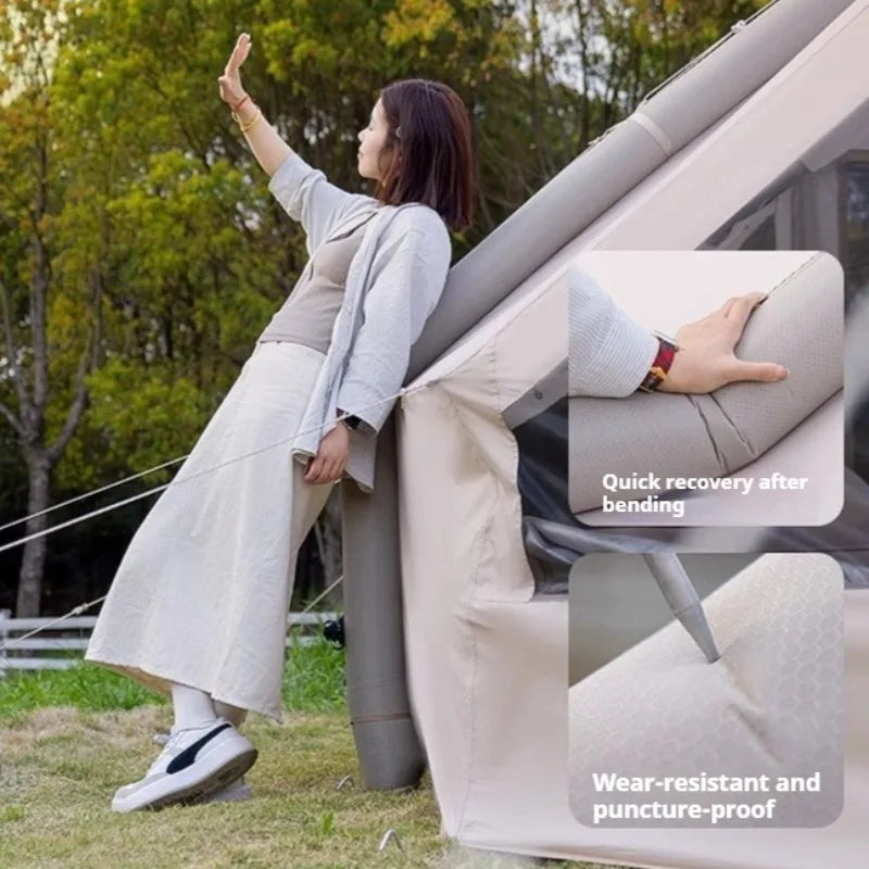 Convenient Storage Inflatable Tent Portable Foldable Outdoor Courtyard Tent Multifunctional Desert Travel Camping Supplies