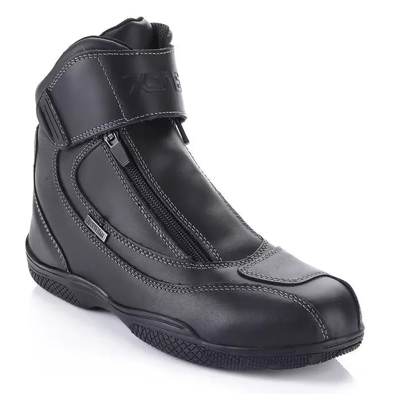 Motorcycle Riding Boots Men's Anti-slip Wear-resistant Locomotive Cycling Shoes Comfort Waterproof Anti-drop Four Seasons