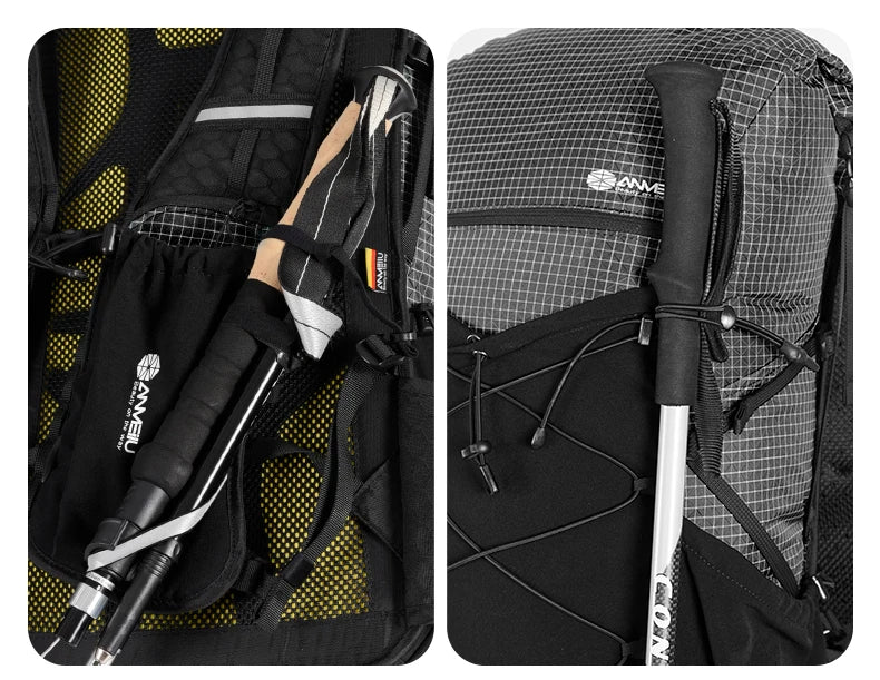 Anmeilu Mountaineering Backpack 30L Large Capacity Men Women Outdoor Travel Hiking Off-road Lightweight Sports Backpack