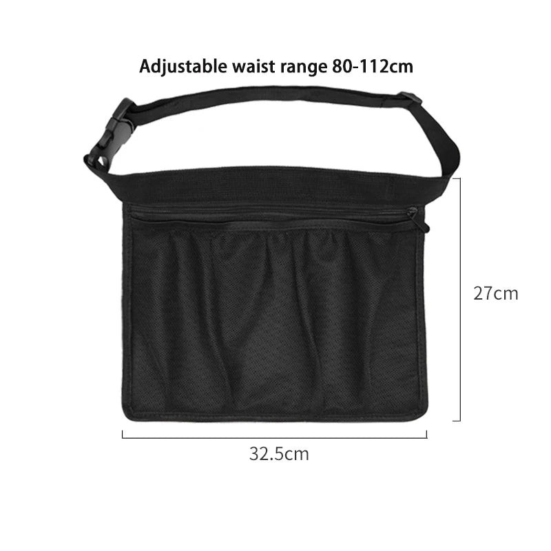 Training Ball Waist Bag, Tennis Pick-Up Bag, Ping-Pong Ball, Golf Ball, Portable Storage Bag, Quick Ball Waist Bag