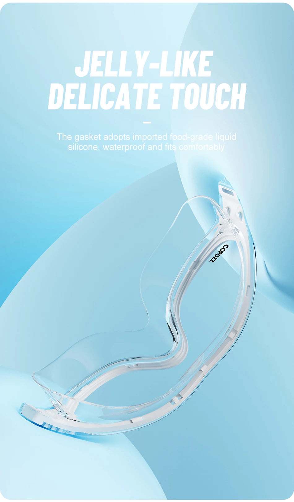 Big Frame Professional Swimming Waterproof Food Grade Silicone Glasses Swim Eyewear Anti-Fog UV Adult Men Women Diving Goggles