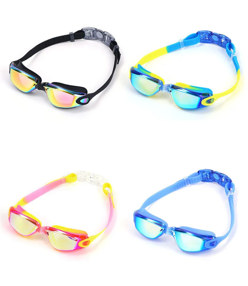 ARENA Professional Waterproof Swimming Goggles Anti-fog UV400 Leak Prevention Glasses Children Students Swim Protection Eyewear